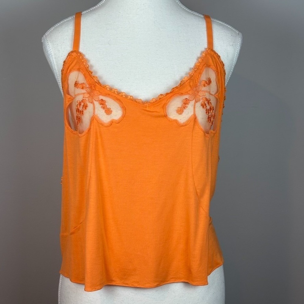 Savage X Fenty Warm me up Orange A Peek Behind the Lace Cai Womens 2X Sexy Sleep